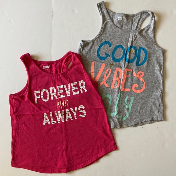 Crazy 8 Girls Summer Tank Tops sz 7/8 - Picture 1 of 4